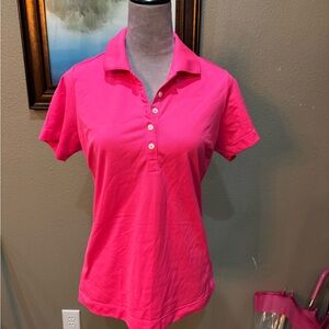 Women's Pink Nike Golf Polo Shirt